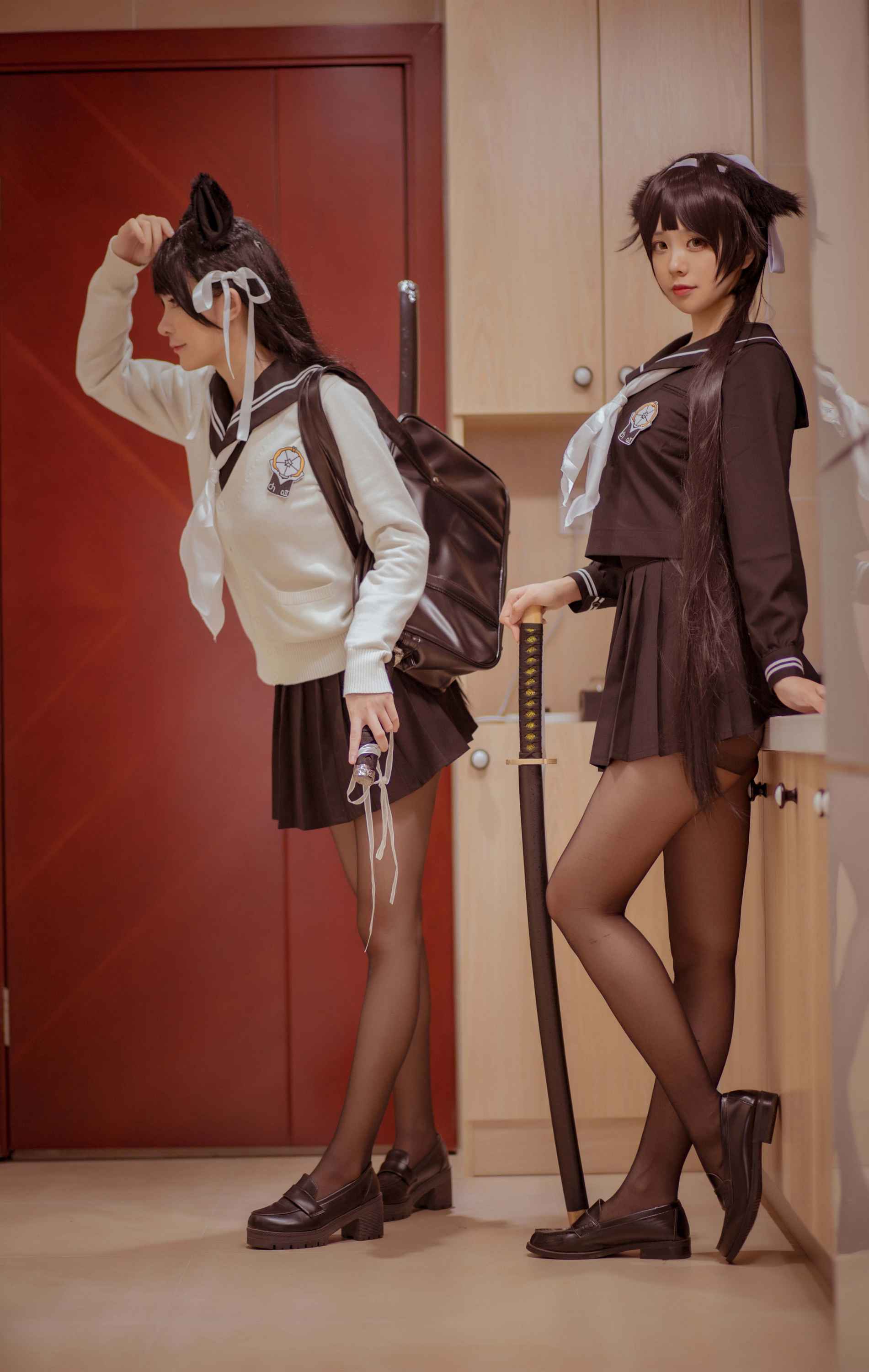 [小野妹子w]NO.044校服&前羽插图1
